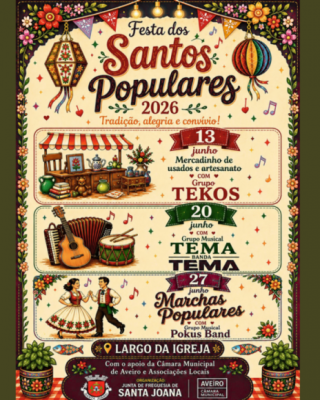 OS SANTOS POPULARES EST&Atilde;O A CHEGAR A SANTA JOANA! 